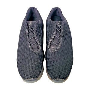 NIKE AIR JORDAN Mens 12/46 Future Low Gamma Sneakers Woven Black